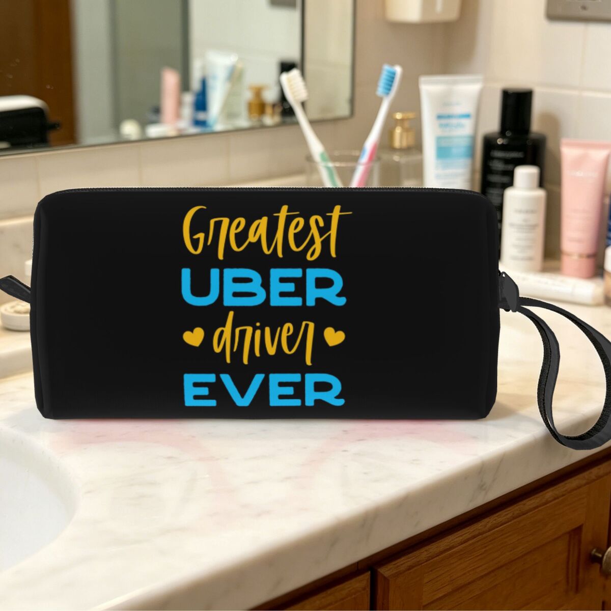 Beauty Forever Makeup - Kosmetiktasche für Frauen: 'Bester Uber Eats