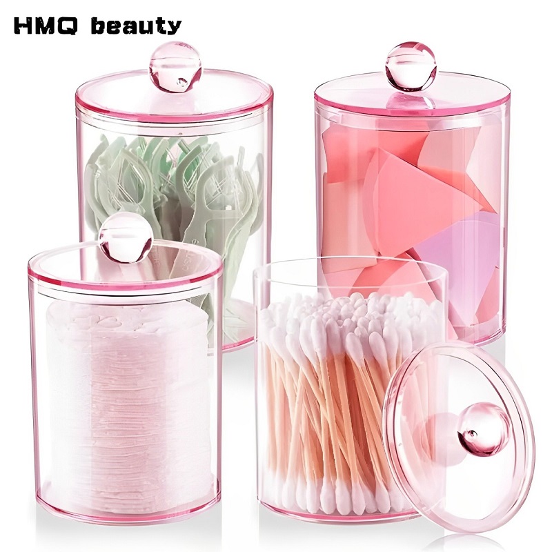 Beauty And Makeup Quotes - Transparente Baumwolle Tupfer Lagerung Box Tragbare