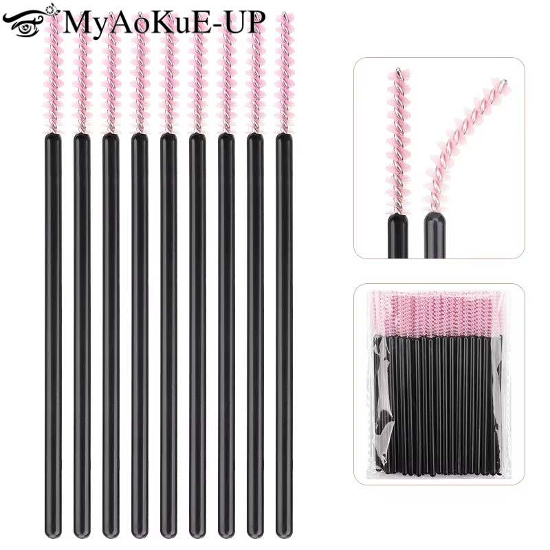 Beauty And Makeup Quotes - 50Pcs Einweg Wimpern Make-Up Pinsel Kristall