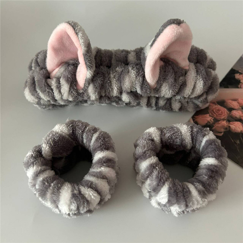 Makeup Beauty Set - 3 teile/satz Nette Katze Ohr Leopardenmuster