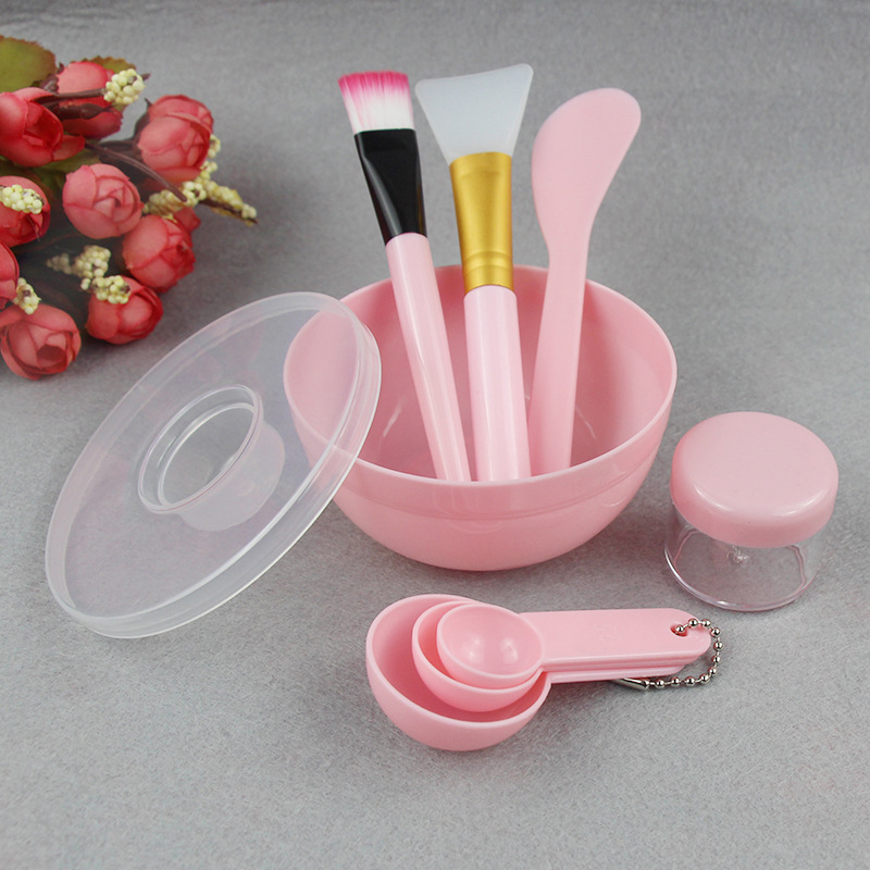 Makeup Beauty Set - Z. Gesichtsmasken-Pinsel-Set mit Schüssel und Löffel,