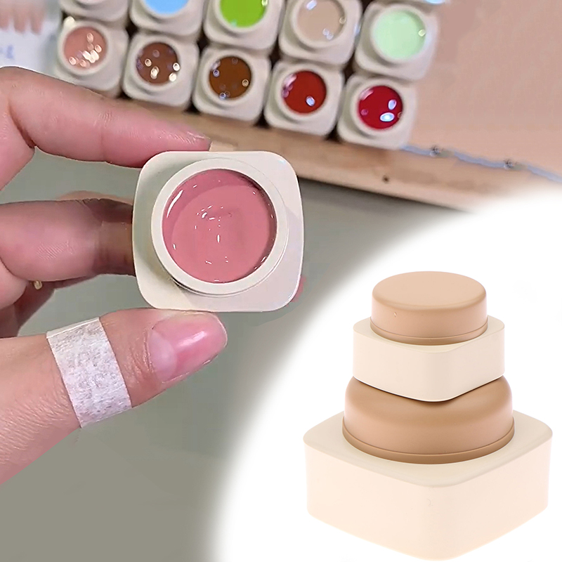 Beauty Makeup Tool - 5/20g Leere quadratische Kunststoffbehälter für Nagelkunst