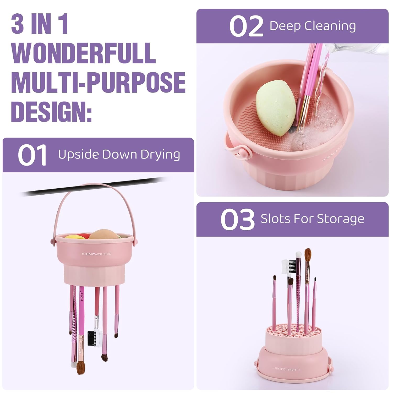 Make-up-Pinsel-Reinigungsschal – Makeup Beauty Set Bewertung und Preis
