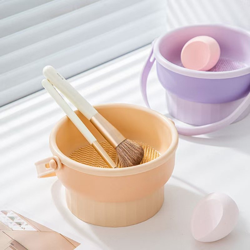 Silikon-Make-up-Pinsel-Waschba – Makeup Beauty Set Bewertung und Preis