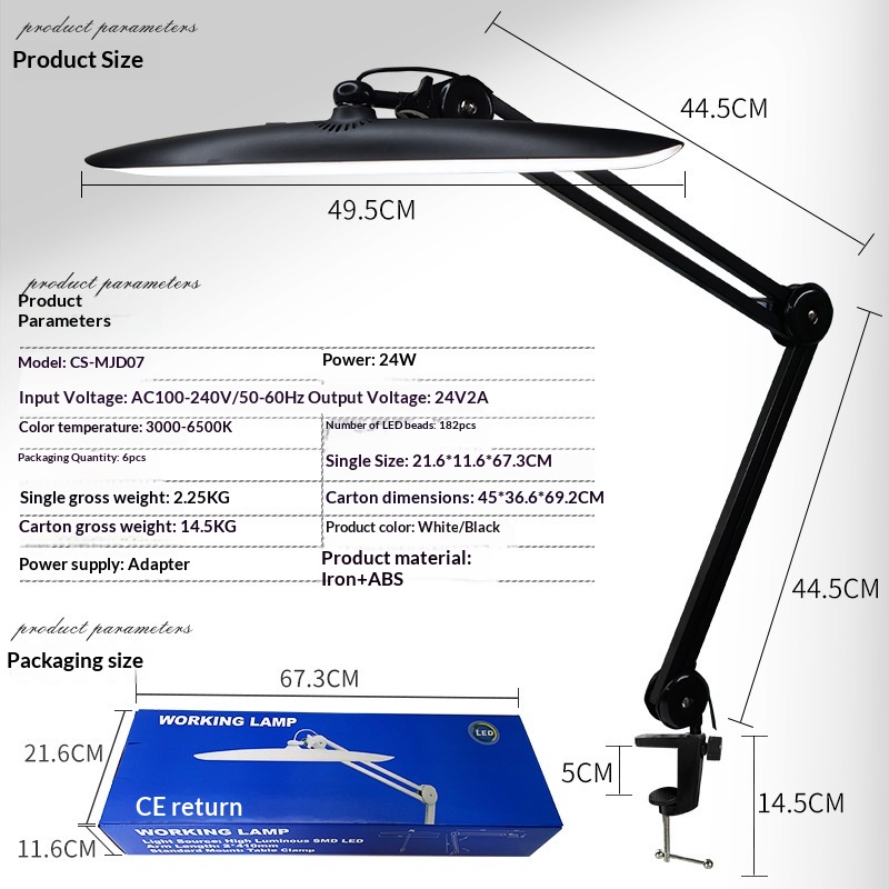LED-Klemmleuchte, faltbar, aug – Beauty Works Makeup Bewertung und Preis