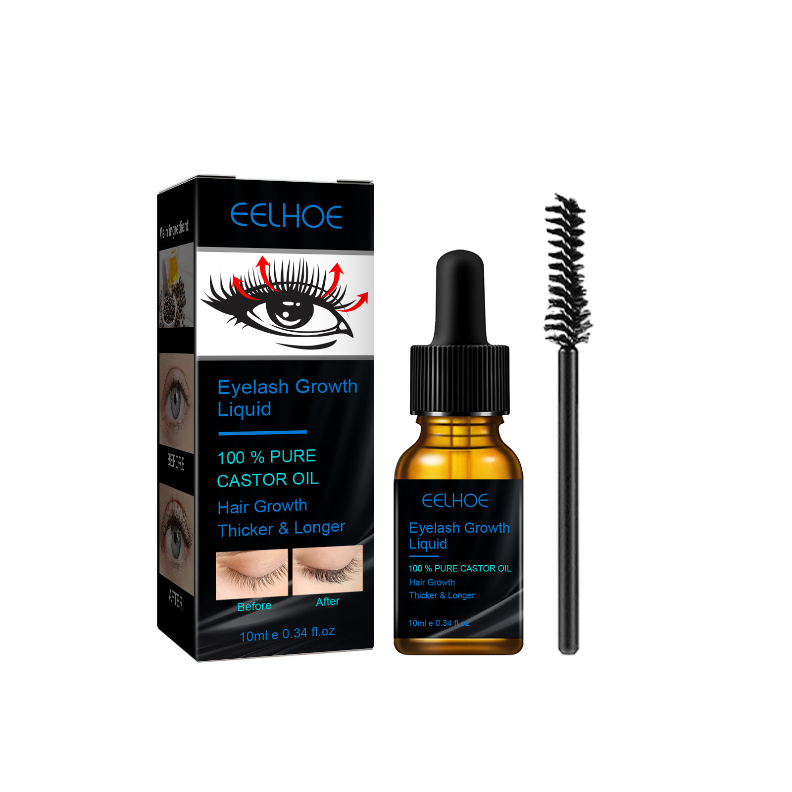 Rizinusöl Wimpernwachstumsseru – Lash Serum Growth Bewertung und Preis
